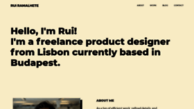 What Ruiramalhete.com website looked like in 2021 (3 years ago)
