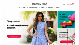 What Rebecca-page.com website looked like in 2021 (3 years ago)