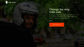 What Ride.swiggy.com website looked like in 2021 (3 years ago)