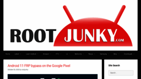 What Rootjunky.com website looked like in 2021 (3 years ago)