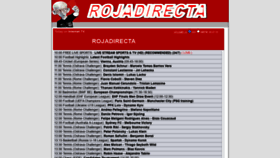 What Rojadirecta.video website looked like in 2021 (3 years ago)