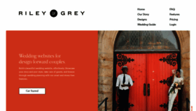 What Rileygrey.com website looked like in 2021 (3 years ago)