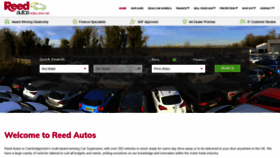 What Reedautos.com website looked like in 2021 (3 years ago)