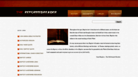 What Reformedreader.org website looked like in 2021 (2 years ago)