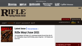 What Riflemagazine.com website looked like in 2021 (3 years ago)