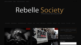What Rebellesociety.com website looked like in 2021 (3 years ago)