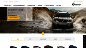 What Renault.com.eg website looked like in 2021 (3 years ago)