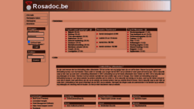 What Rosadoc.be website looked like in 2021 (2 years ago)