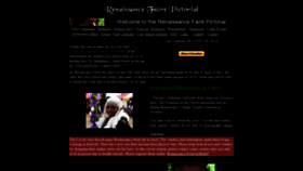 What Renaissancefairepictorial.com website looked like in 2021 (3 years ago)