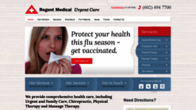What Regentmedicalcare.com website looked like in 2021 (2 years ago)