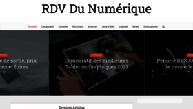 What Rdv-du-numerique.com website looked like in 2021 (3 years ago)