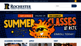 What Rctc.edu website looked like in 2021 (3 years ago)