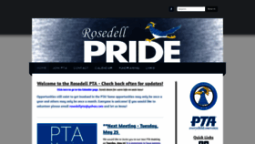 What Rosedellpta.com website looked like in 2021 (4 years ago)