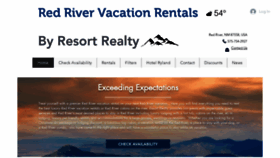 What Redrivervacationrentals.com website looked like in 2021 (2 years ago)