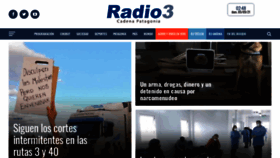 What Radio3cadenapatagonia.com.ar website looked like in 2021 (4 years ago)