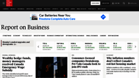 What Reportonbusiness.com website looked like in 2021 (3 years ago)