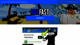 What Rbxnow.gg website looked like in 2021 (2 years ago)