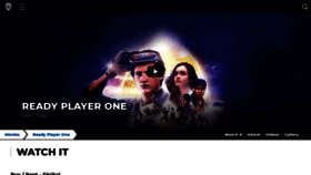 What Readyplayeronemovie.com website looked like in 2021 (2 years ago)