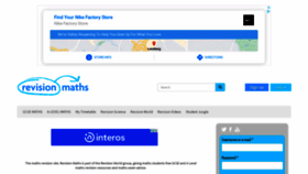 What Revisionmaths.com website looked like in 2021 (3 years ago)