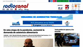 What Radiocanal.com.ar website looked like in 2021 (2 years ago)