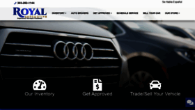 What Royalautomotives.com website looked like in 2021 (2 years ago)