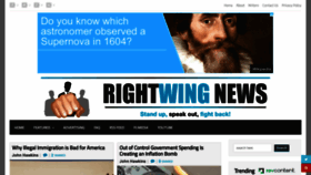 What Rightwingnews.com website looked like in 2021 (2 years ago)