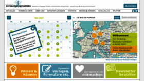 What Reparatur-initiativen.de website looked like in 2021 (2 years ago)