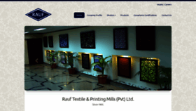 What Raufmills.com website looked like in 2021 (4 years ago)