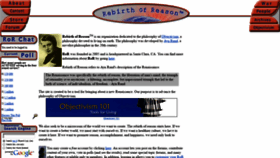 What Rebirthofreason.com website looked like in 2021 (2 years ago)
