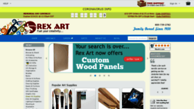 What Rexart.com website looked like in 2021 (2 years ago)