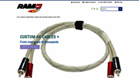 What Ramelectronics.net website looked like in 2021 (5 years ago)