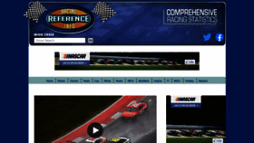 What Racing-reference.info website looked like in 2021 (4 years ago)