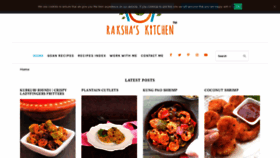 What Rakshaskitchen.com website looked like in 2021 (2 years ago)