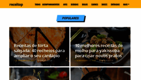 What Receitop.com website looked like in 2021 (2 years ago)