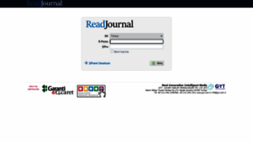 What Readjournal.com website looked like in 2021 (2 years ago)