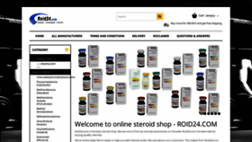 What Roid24.com website looked like in 2021 (2 years ago)