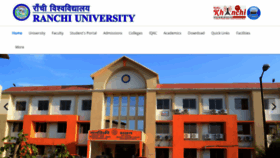 What Ranchiuniversity.ac.in website looked like in 2021 (2 years ago)