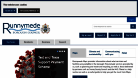 What Runnymede.gov.uk website looked like in 2021 (2 years ago)