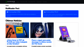 What Rutificadorperu.com website looked like in 2021 (2 years ago)