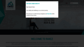 What Rakez.com website looked like in 2021 (2 years ago)