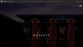 What Roseatehotels.com website looked like in 2021 (2 years ago)