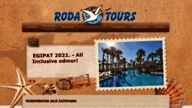What Rodatours.rs website looked like in 2021 (2 years ago)