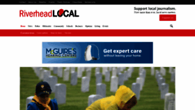 What Riverheadlocal.com website looked like in 2021 (2 years ago)