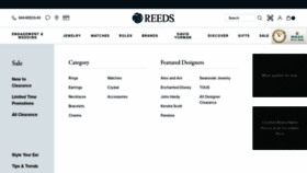 What Reeds.com website looked like in 2021 (2 years ago)
