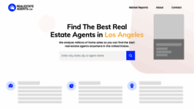 What Realestateagents.com website looked like in 2021 (2 years ago)