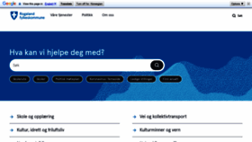What Rogfk.no website looked like in 2021 (4 years ago)