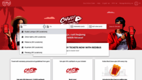 What Redbus.my website looked like in 2021 (2 years ago)