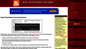 What Rssboard.org website looked like in 2021 (2 years ago)