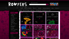 What Rowfers.co.uk website looked like in 2021 (2 years ago)