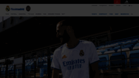 What Realmadrid.com website looked like in 2021 (2 years ago)